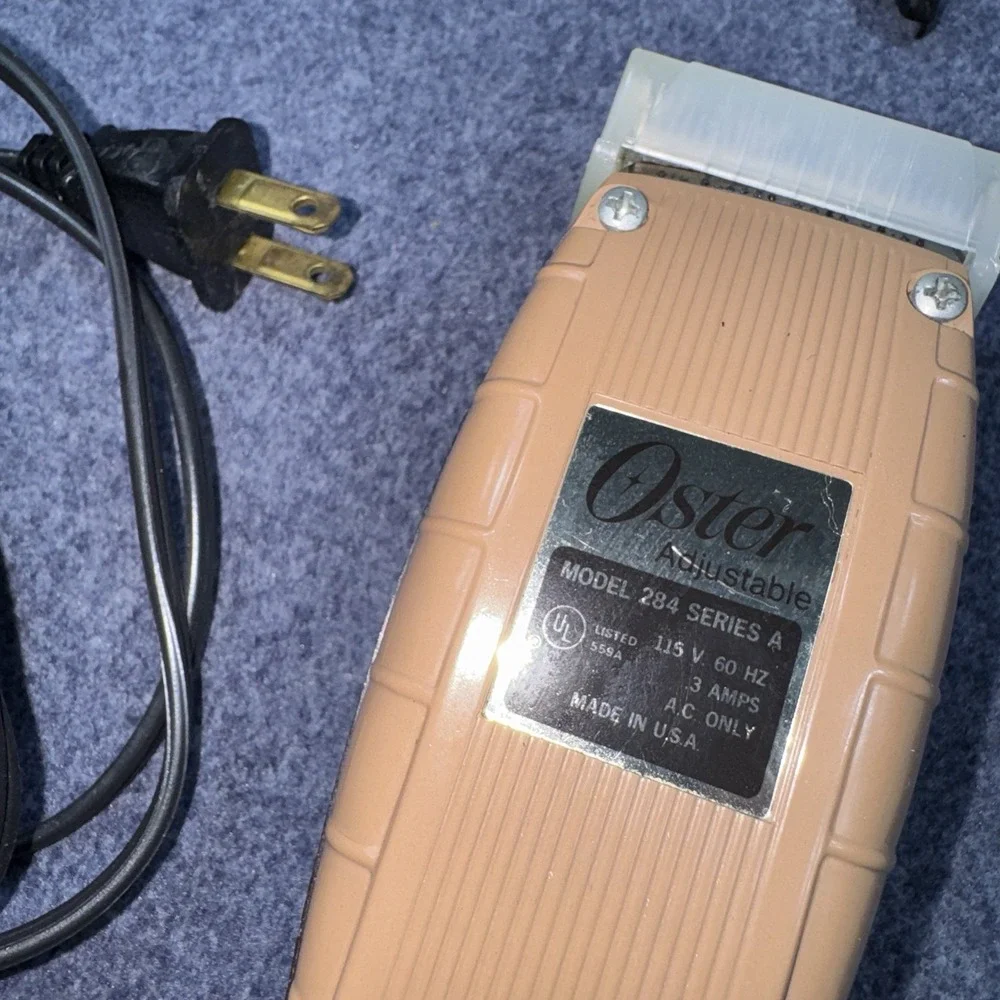 Vintage Oster Adjustable Clipper Model 284 Series A Barber Hair Trimmers WORKS
